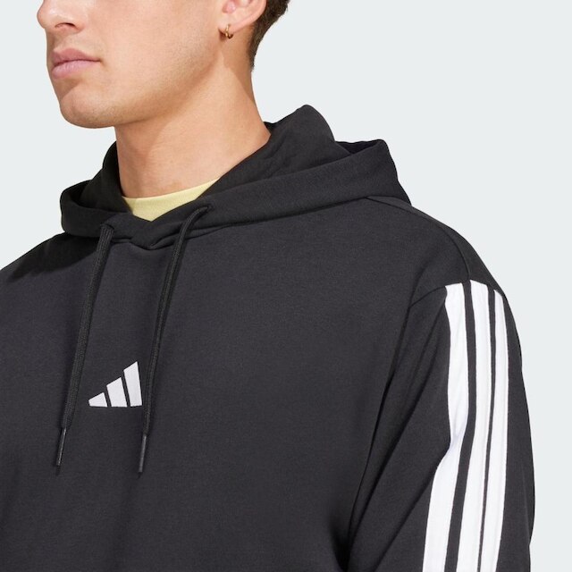 Moletom Com Capuz Adidas 3 Stripes Masculino