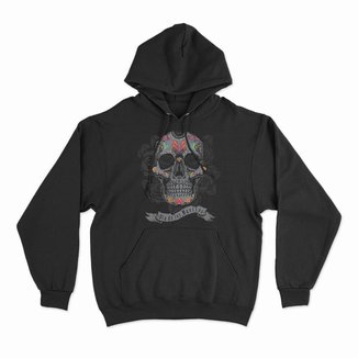 Moletom Com Capuz Caveira Mexicana