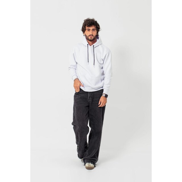 Moletom Com Capuz Moleton Canguru Blusa Frio Algodão
