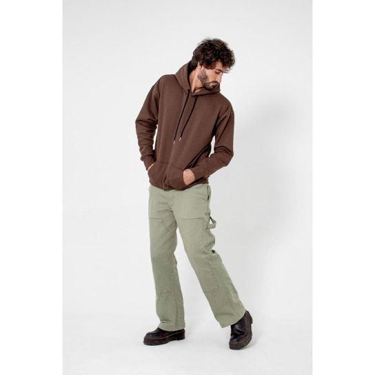 Moletom Com Capuz Moleton Canguru Blusa Frio Algodão
