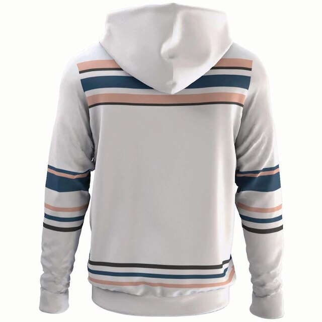 Moletom Com Zíper Listrado Sour Cream Stripes