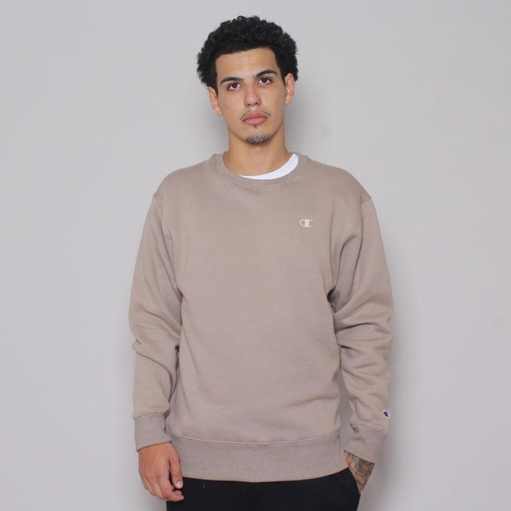 MOLETOM CREWNECK CHAMPION ATHLETIC C LOGO EMB