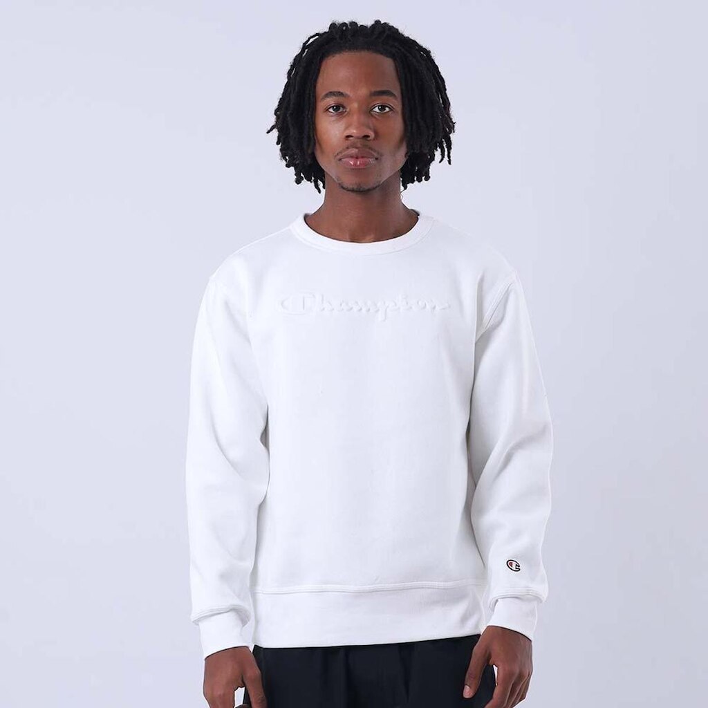MOLETOM CREWNECK CHAMPION LIFE EMBOSSING