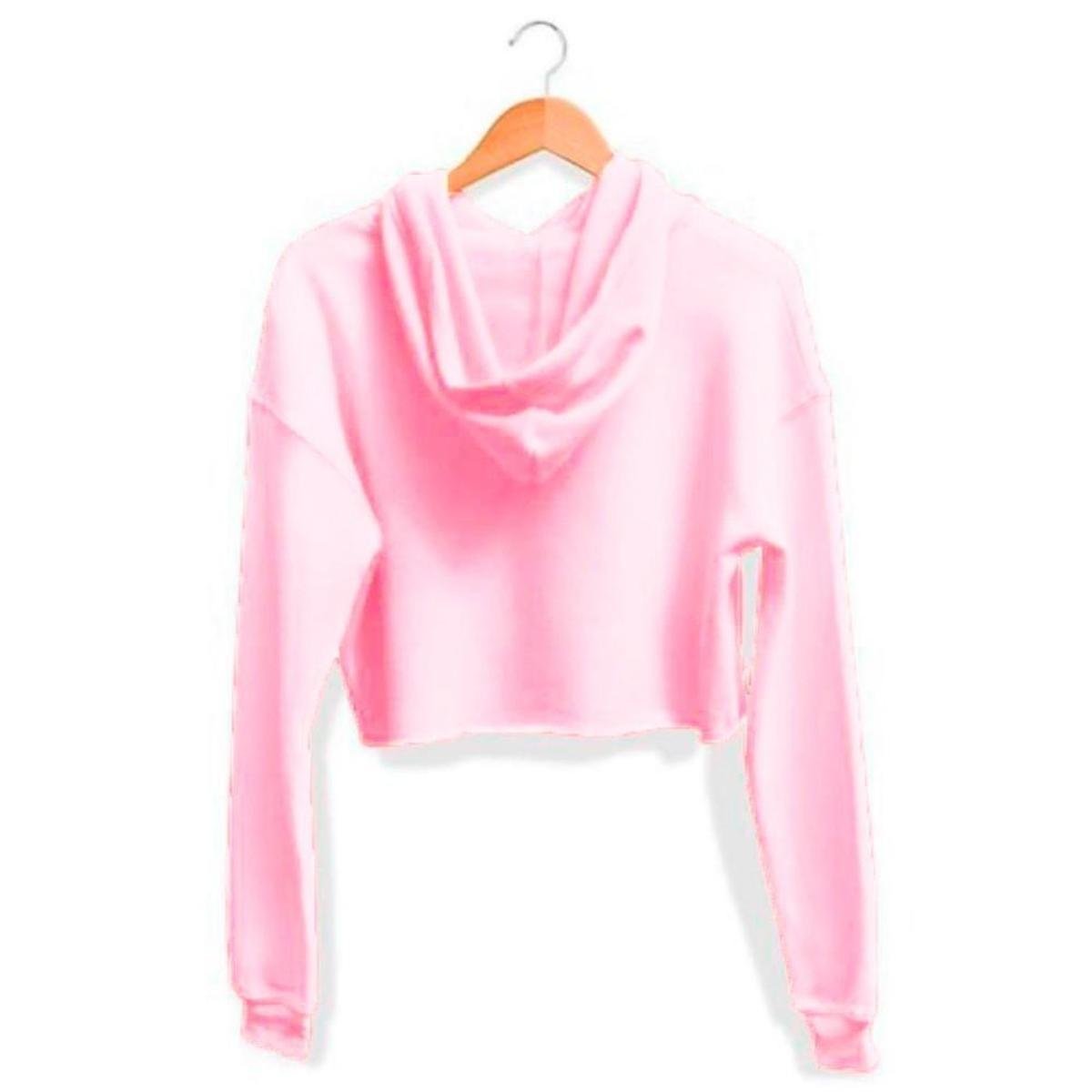 drawstring hem moletom com capuz