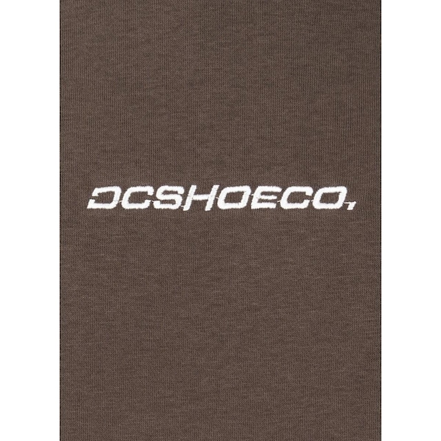 Moletom Dc Shoes Fech Baseline Marrom Escuro-MARROM ESCURO-P