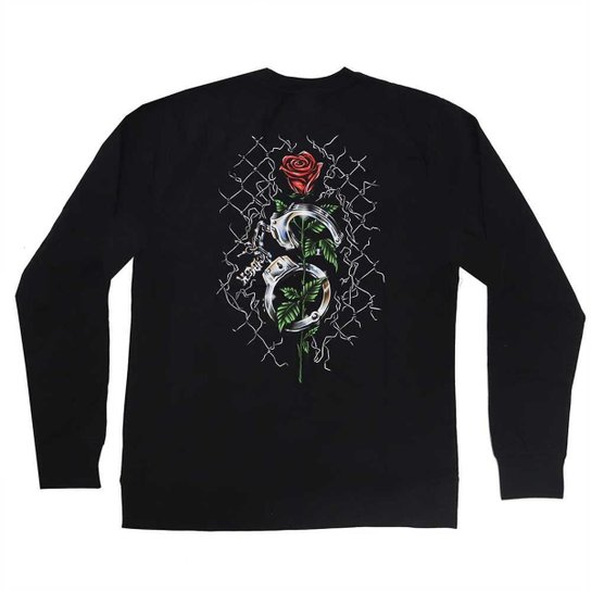 Moletom DGK Careca Freedom Crewneck Preto (Importado) Zattini