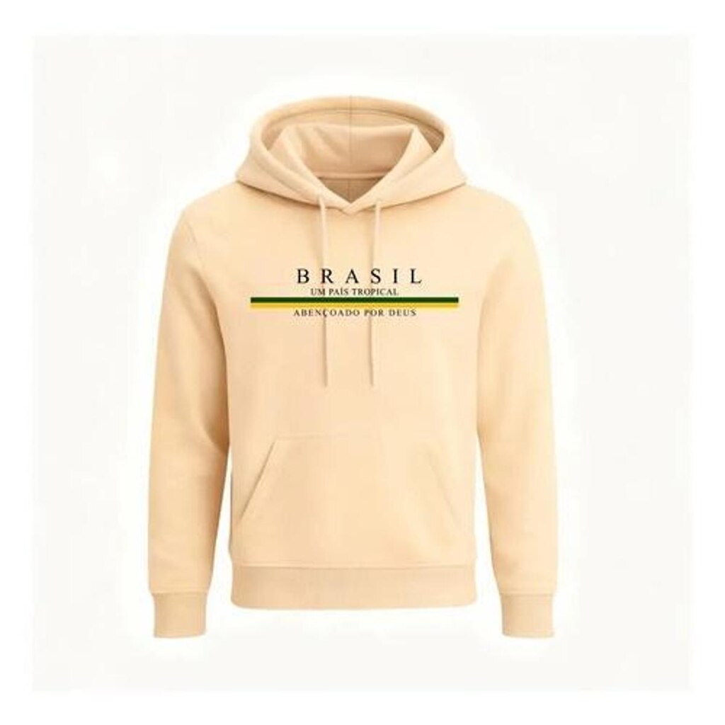 Moletom Do Brasil Blusa De Frio Canguru Casaco Unissex