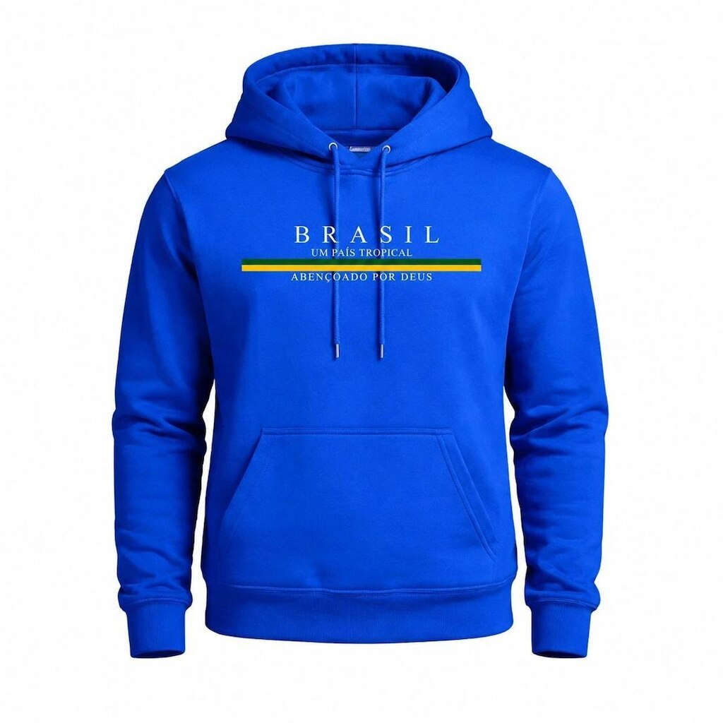 Moletom Do Brasil Blusa De Frio Canguru Casaco Unissex