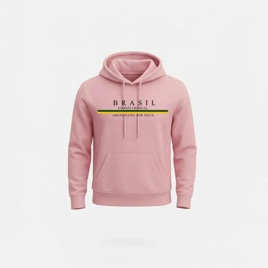 Moletom Do Brasil Blusa De Frio Canguru Casaco Unissex