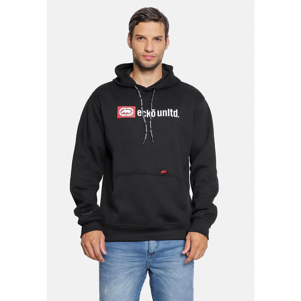 Moletom Ecko Canguru Fechado Básico Masculino