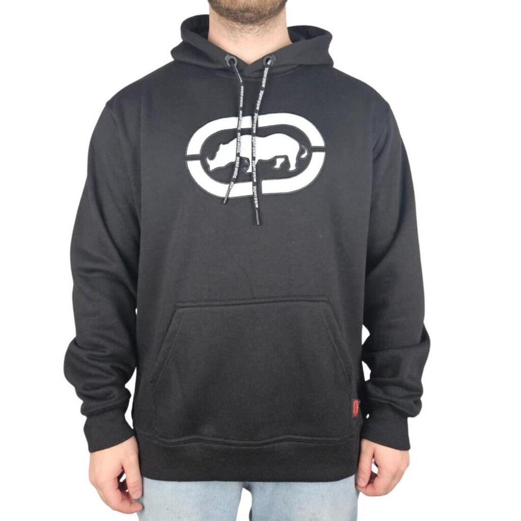 Moletom Ecko Canguru Fechado Logo Frontal