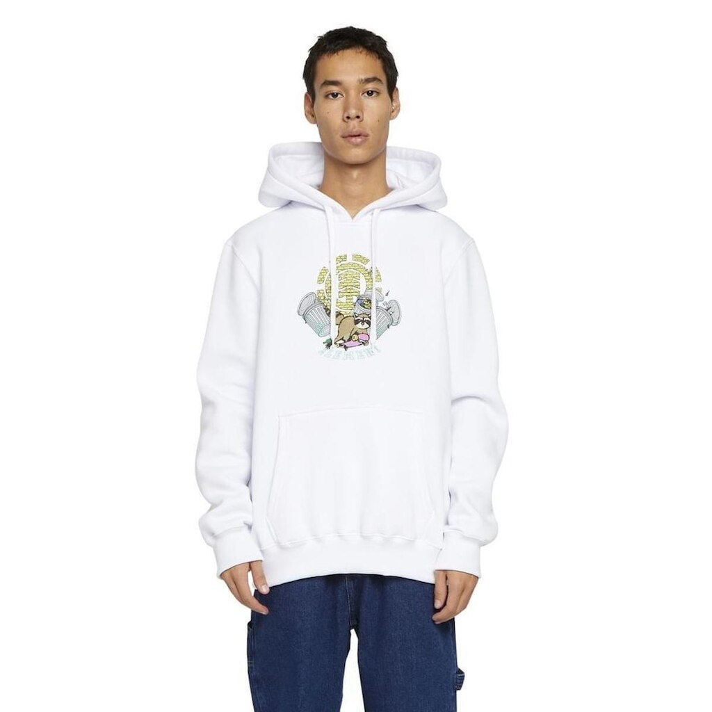 Moletom Element Fech Wild Fast 305 Branco-Branco-P