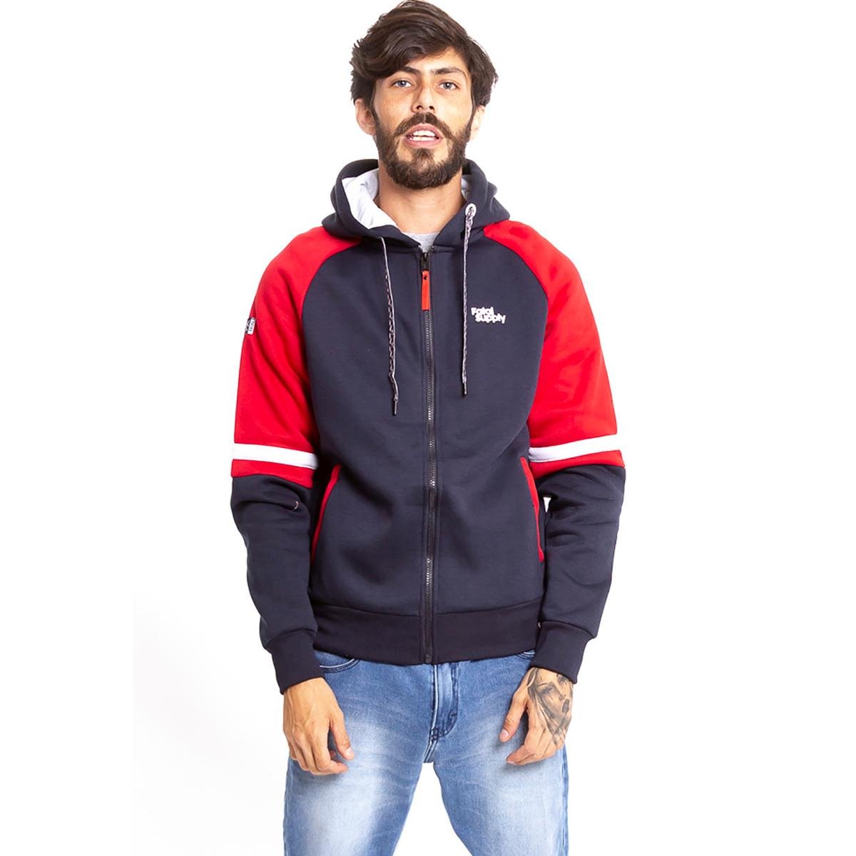 Moletom Fatal Surf Riders Masculino - Marinho Menor preço em Moletom Fatal Surf Riders Masculino - Marinho