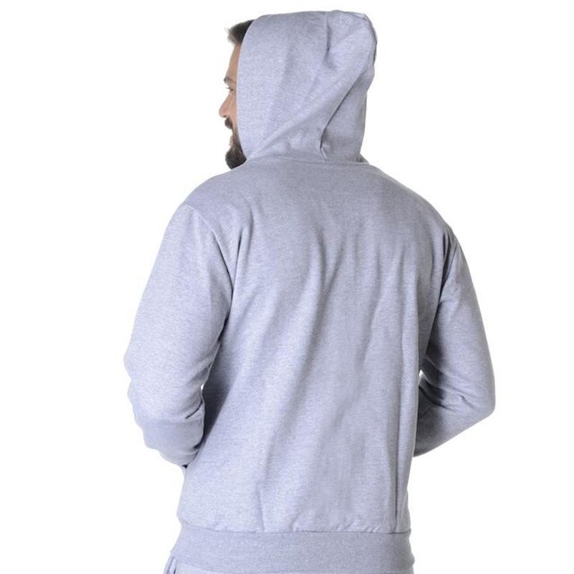 Moletom Fechado Suffix Canguro Com Bolso E Capuz Masculino