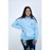 Moletom Feminino Blusa De Frio Canguru Et Tumblr Alien Top - Azul Claro