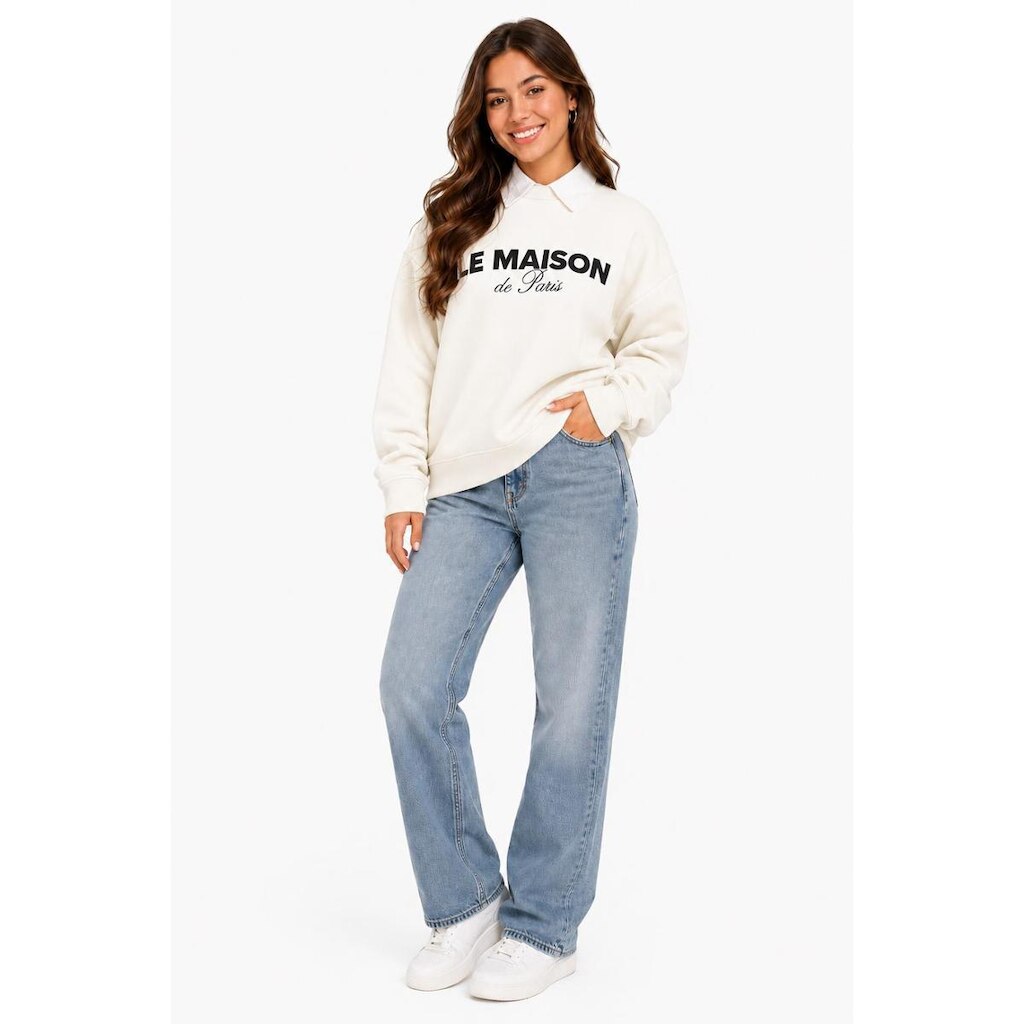 Moletom Feminino D Bell Outlet Fashion Felpudo Gola Dupla Branco