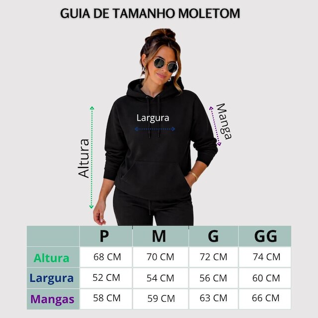 Moletom Feminino Estampa Fofinha Academia Poderosas