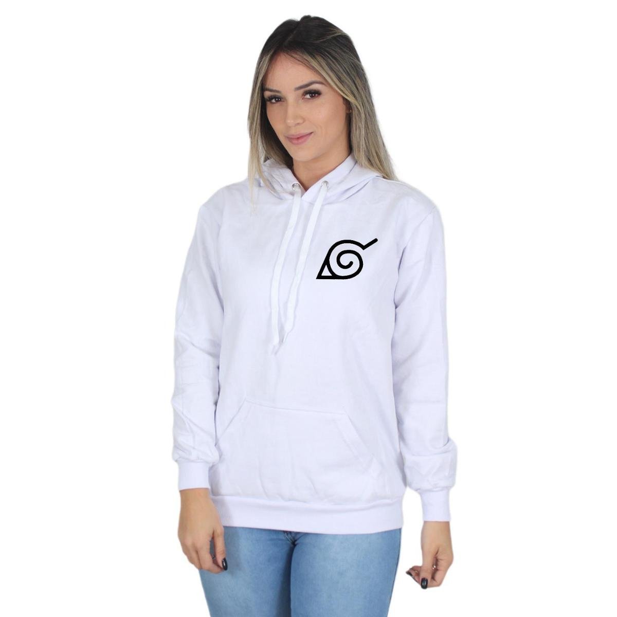 blusa de frio do naruto feminina