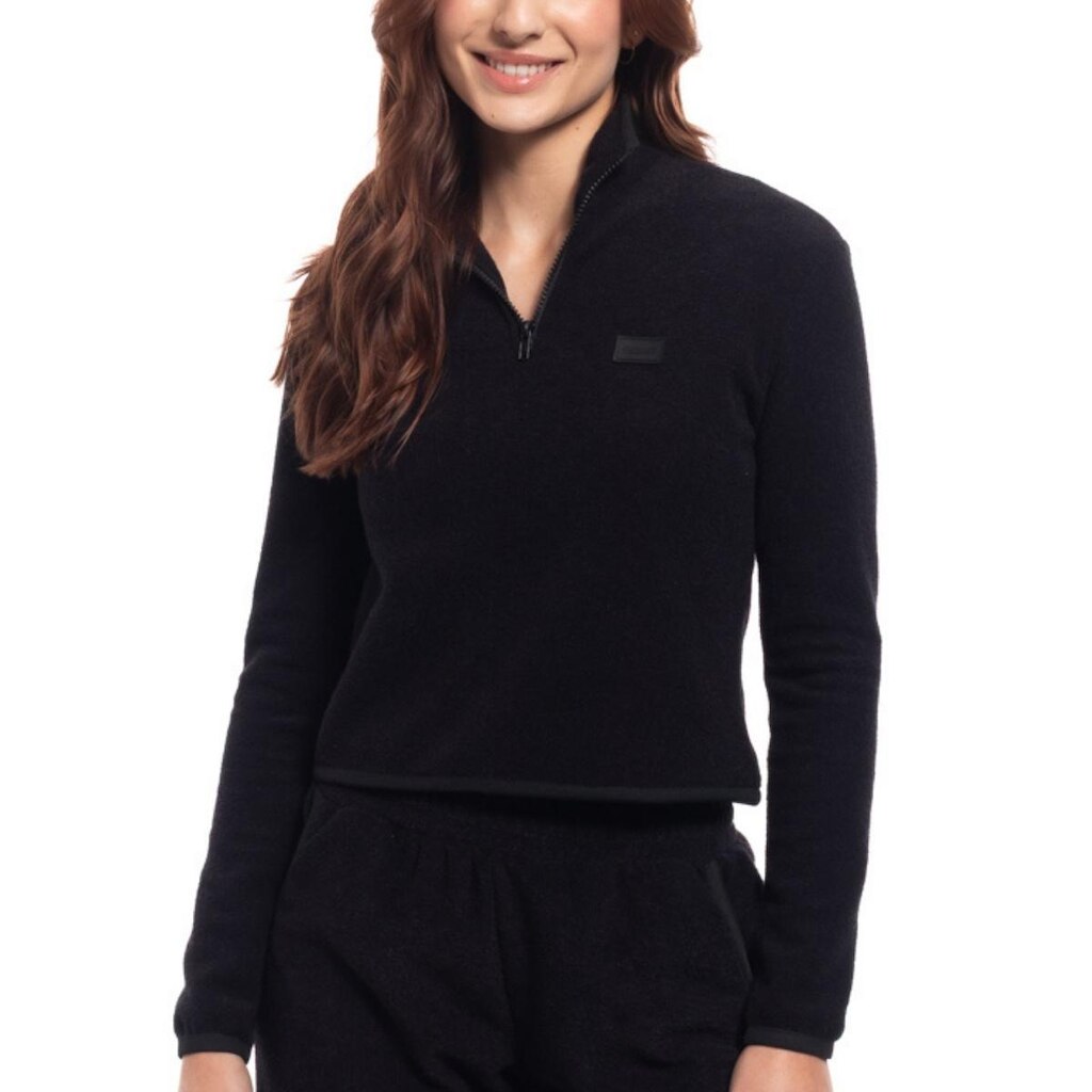 Moletom Feminino Freesurf Careca Especial Boucle Preto