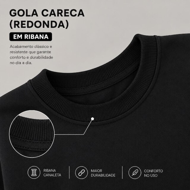 Moletom Feminino Gola Redonda Estampa Moderna Califórnia