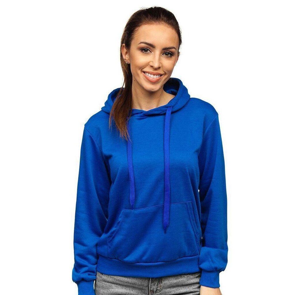 Moletom Feminino Liso Abrigo Blusa Moleton Casaco com Capuz