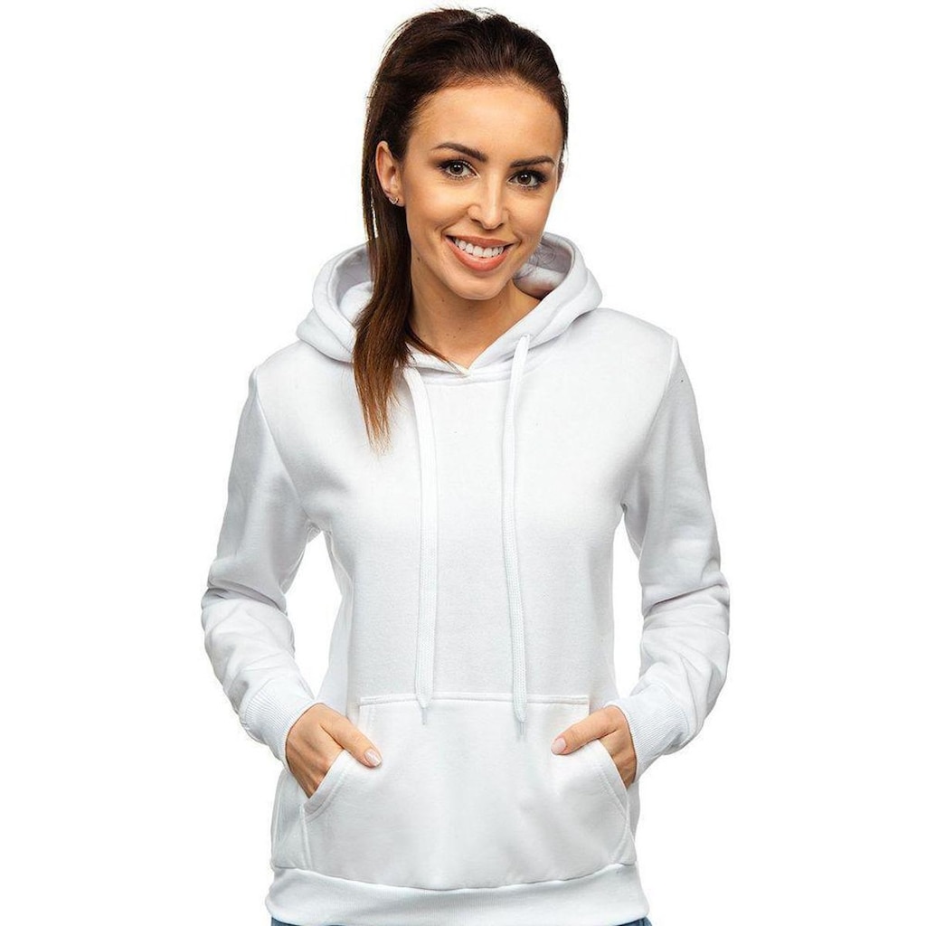 Moletom Feminino Liso Abrigo Blusa Moleton Casaco com Capuz