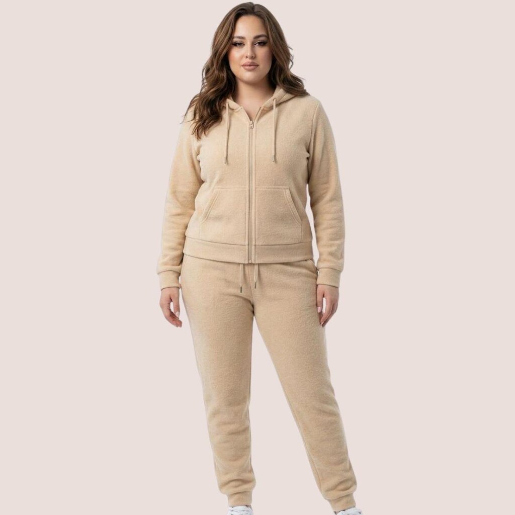 Moletom Feminino Plus Size para o Inverno Casual