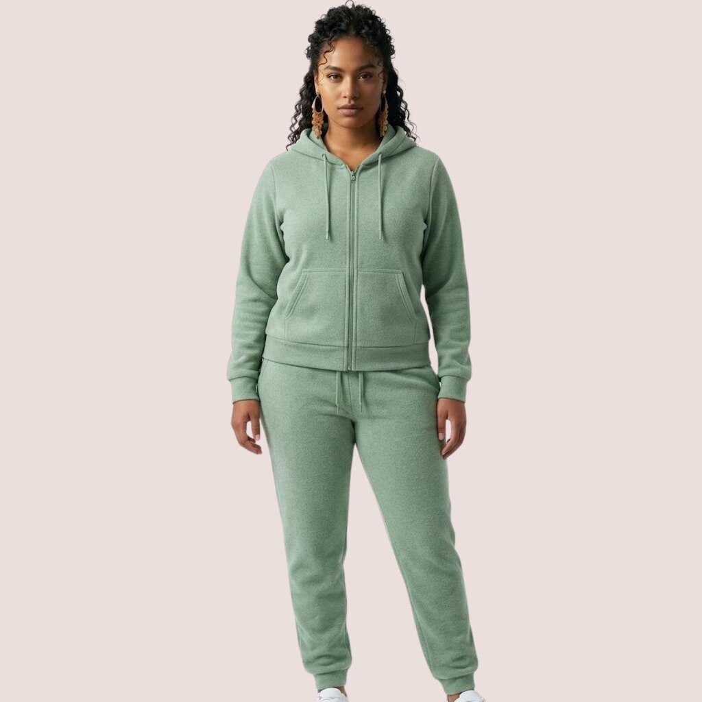 Moletom Feminino Plus Size para o Inverno Casual