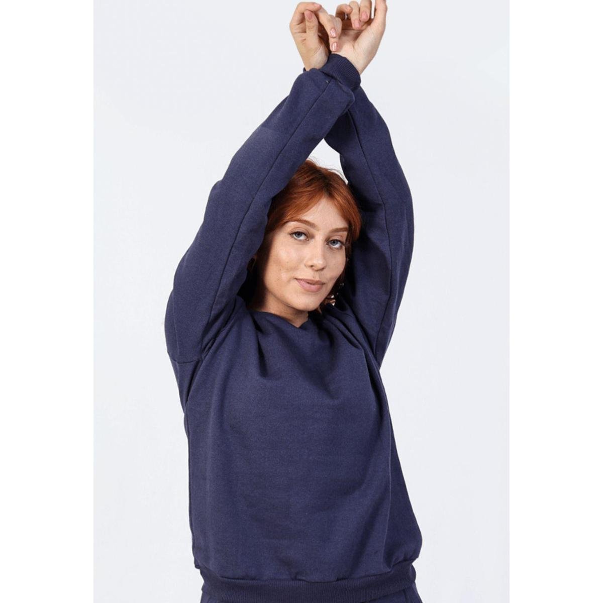 Moletom Feminino Sem Capuz e Bolso Blusa de Frio Flanelado Zattini