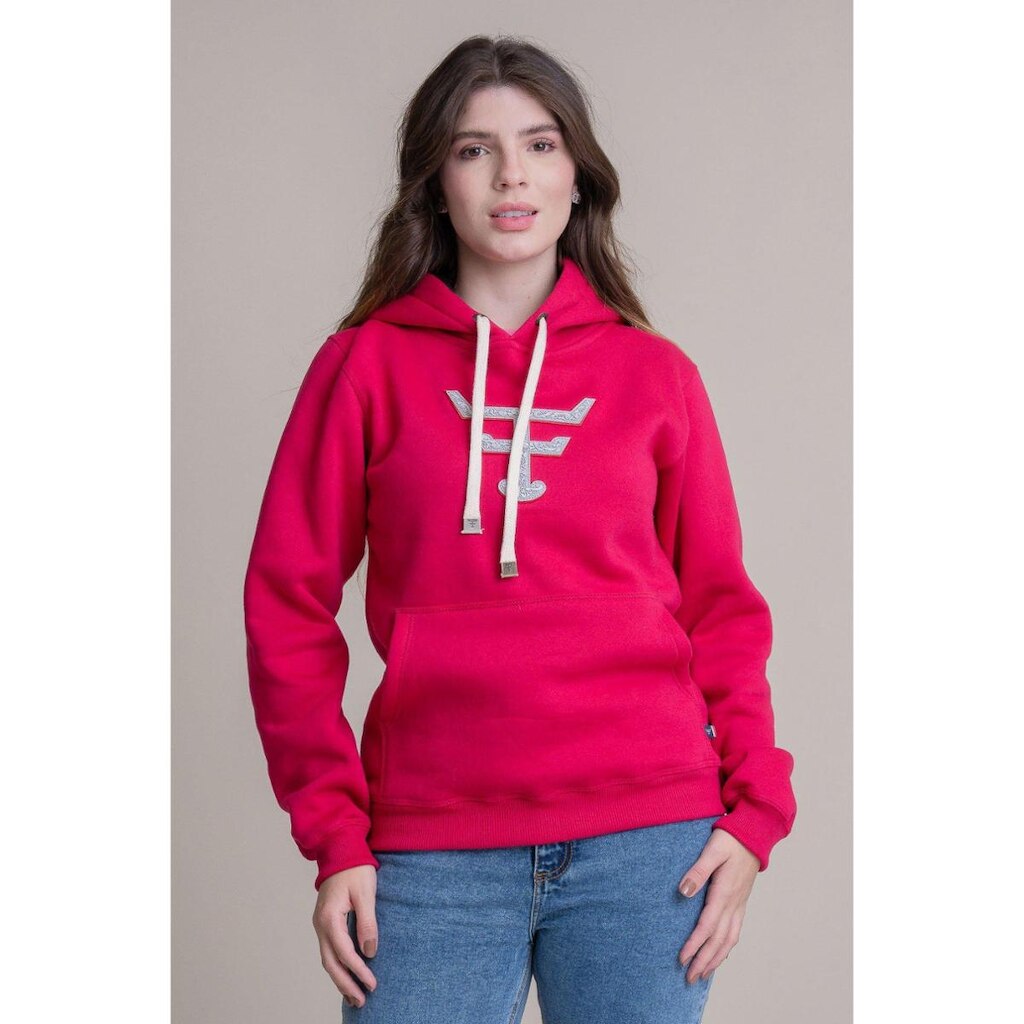 MOLETOM FEMININO TEXAS FARM - ALLIANCE - MTF034 - ROSA MAGENTA