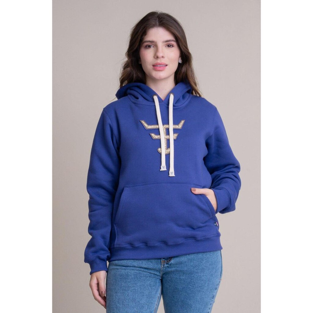 MOLETOM FEMININO TEXAS FARM - ALLIANCE - MTF034 - ROXO MIRTILO