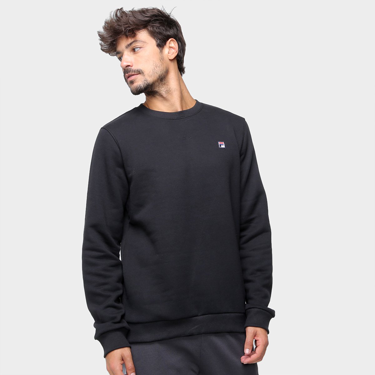 Moletom Fila Classic Inverno Masculino - Preto+Chumbo é ruim? Moletom Fila Classic Inverno Masculino - Preto+Chumbo é boa?