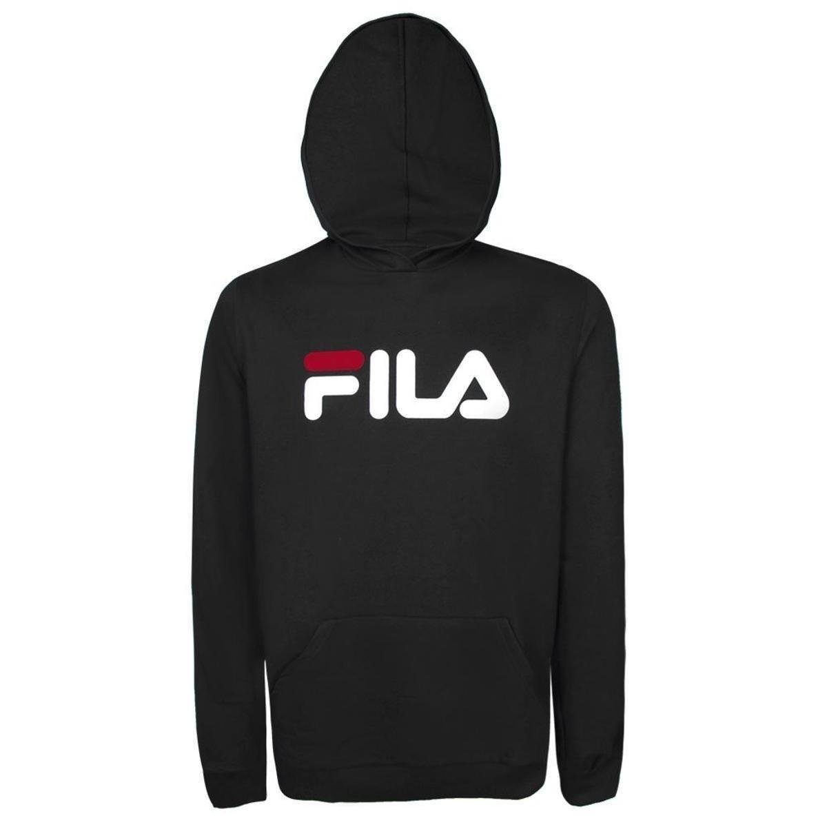 Moletom Fila Letter Masculino - Preto e Branco é ruim? Moletom Fila Letter Masculino - Preto e Branco é boa?