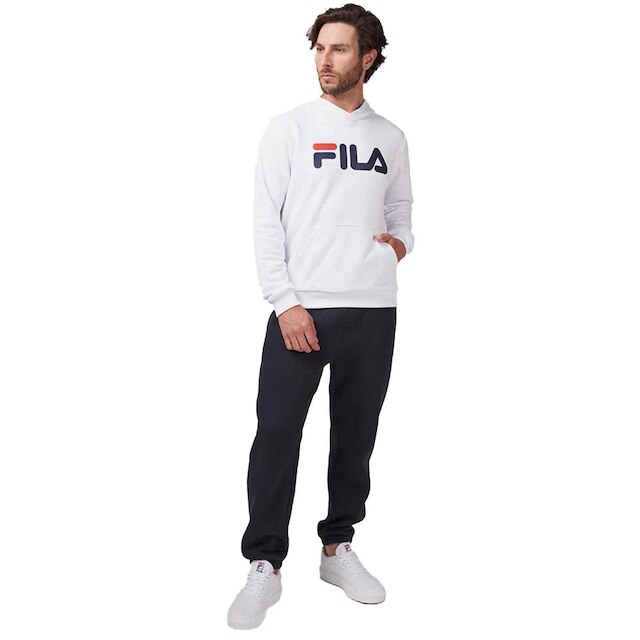 Moletom Fila Masculino Letter New Branco