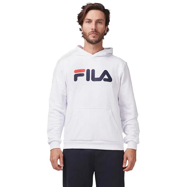 Moletom Fila Masculino Letter New Branco