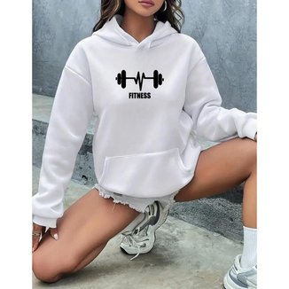 Moletom Flanelado Feminino Masculino Fitness Academia Lançamento Methodic