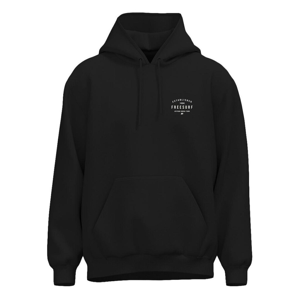 Moletom Freesurf Fechado Basico Big Size Globe Preto