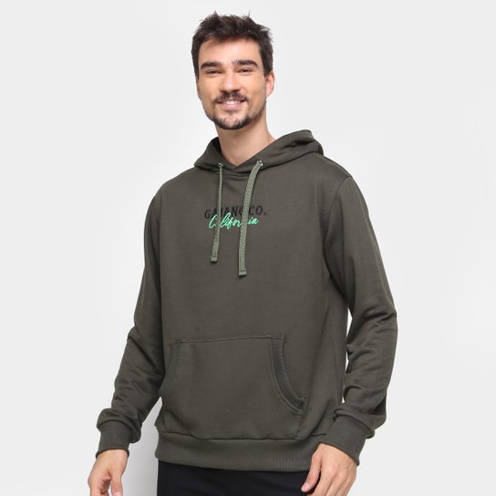 Moletom Gajang Com Capuz Masculino - Verde