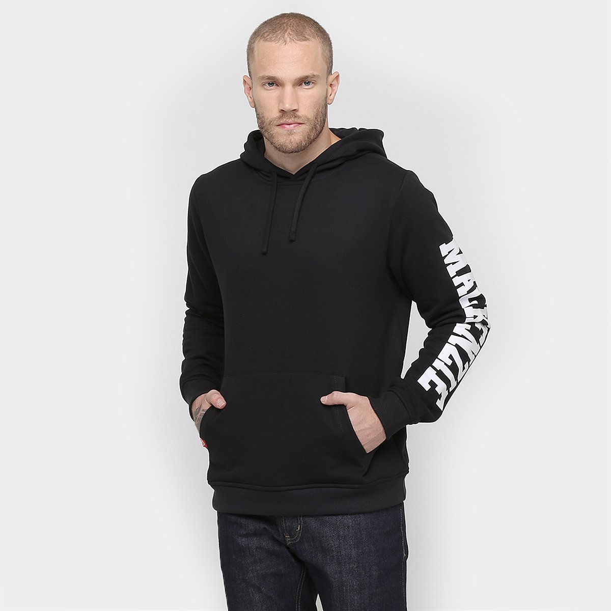 mckenzie zip moletom com capuz