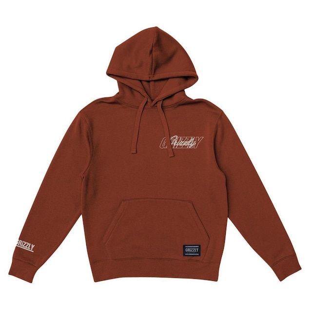 Moletom Grizzly Down The Line Hoodie G RUST UNICA
