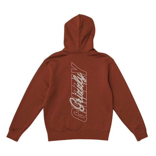 Moletom Grizzly Down The Line Hoodie G RUST UNICA