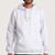 Moletom Hang Loose Canguru Typo WT26 Masculino - Branco