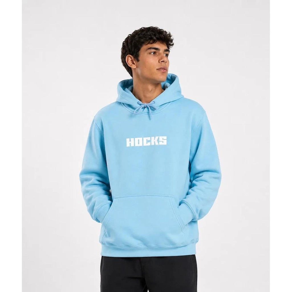 Moletom Hocks Letter Canguru Com Capuz