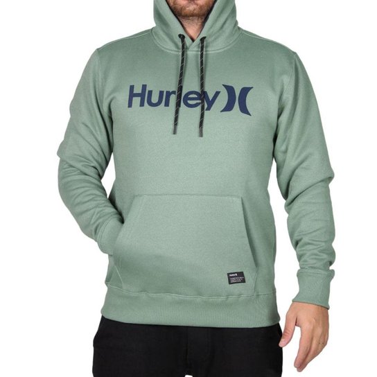 Moletom Hurley Fechado O&O Solid Masculino - Verde