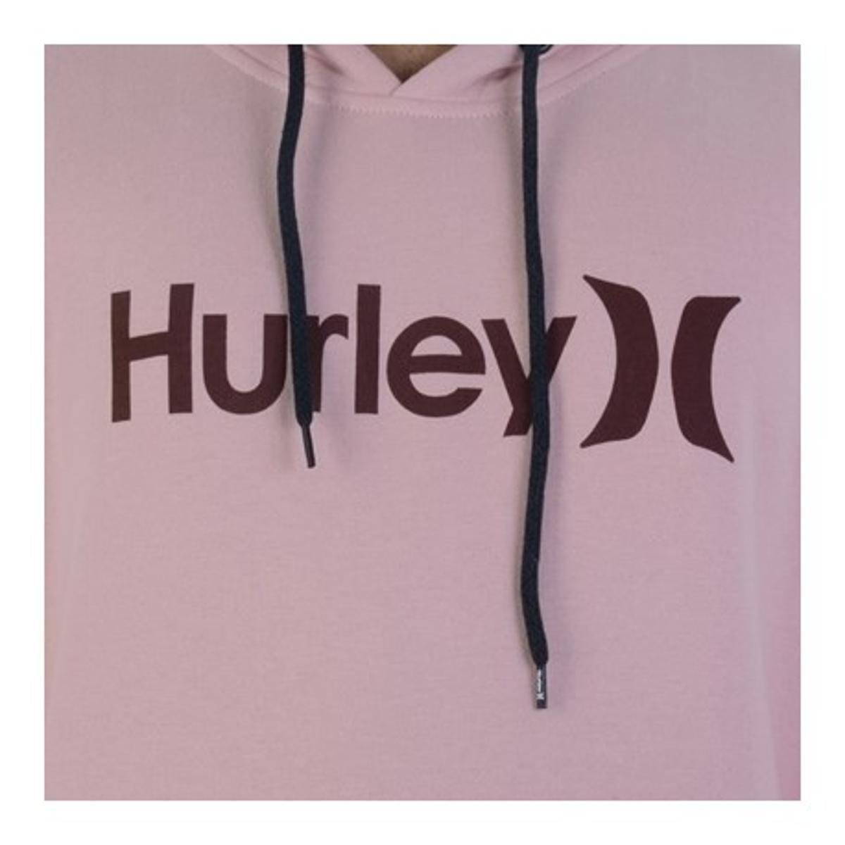 moletom hurley rosa masculino