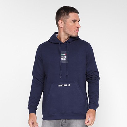 raw blue moletom com capuz