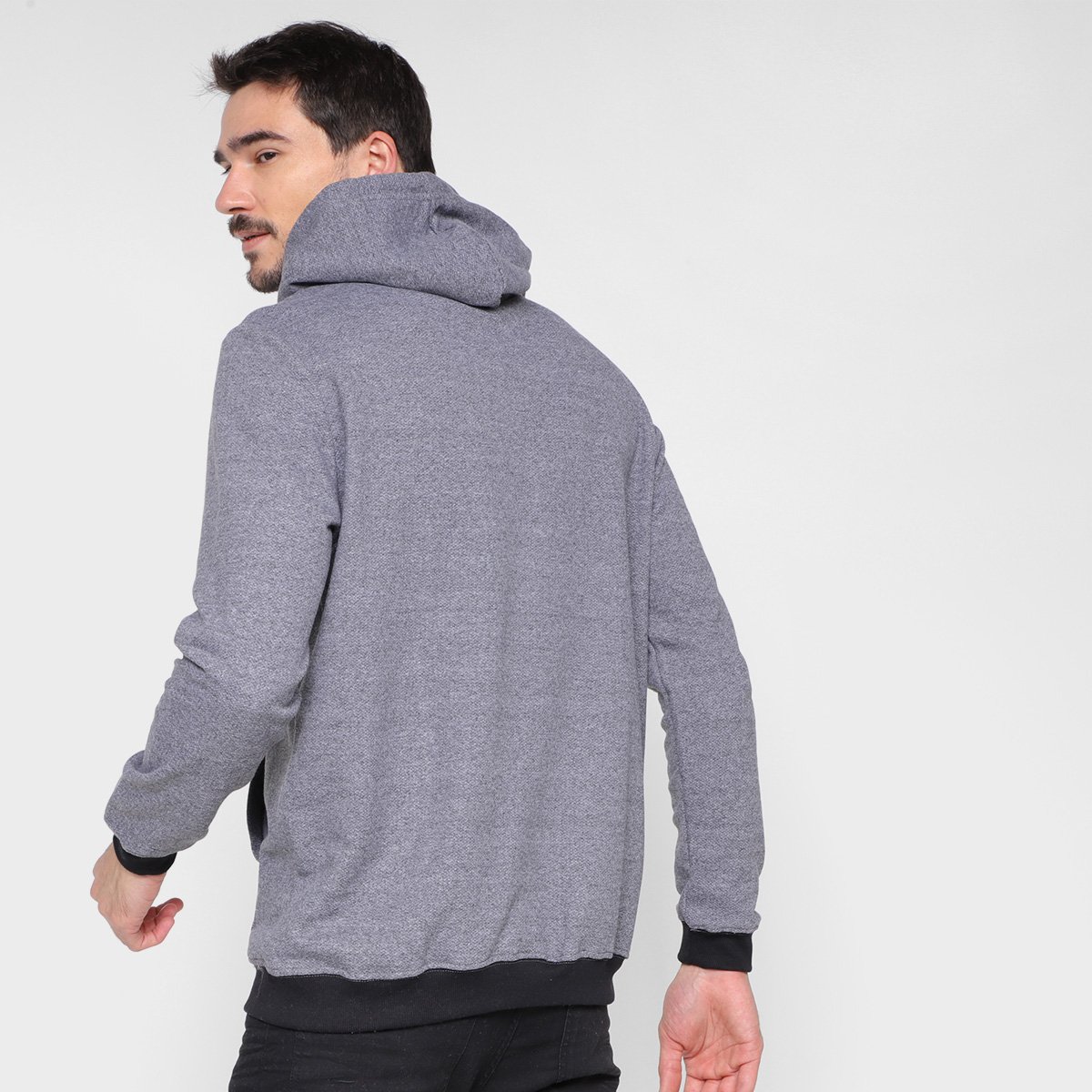 pre london grey moletom com capuz