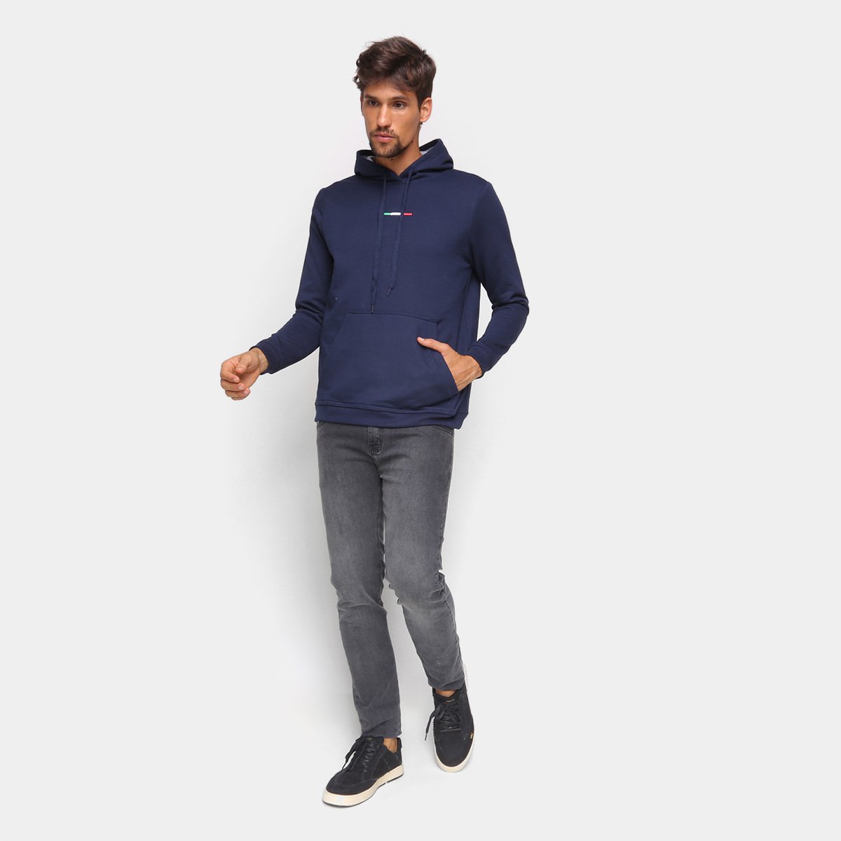 mens milano moletom com capuz
