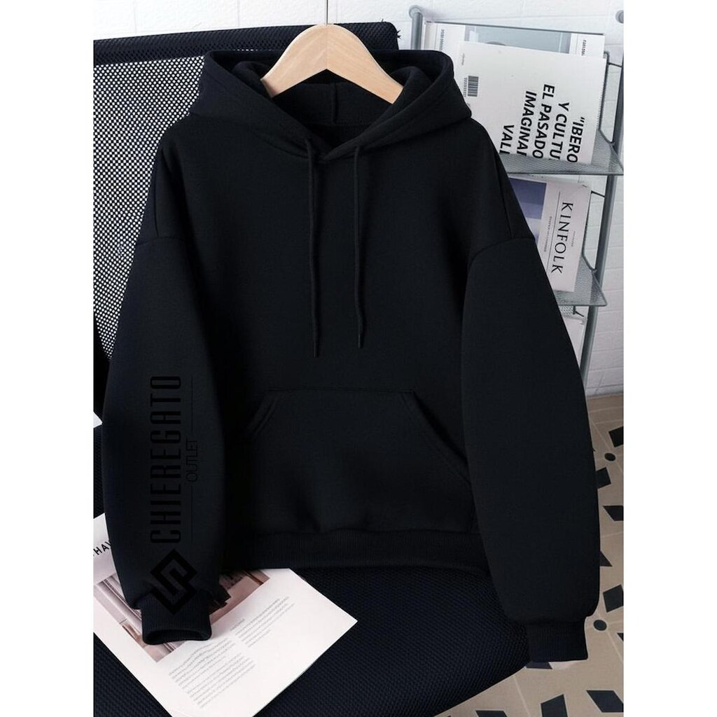 Moletom Infantil Canguru Blusa de Frio Com Capuz Flanelado