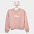Moletom Infantil Fila Regular Letter Light Menina - Bege